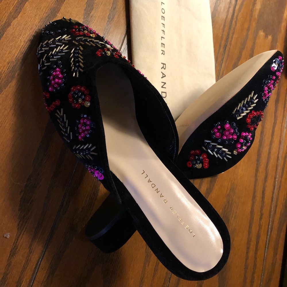 Loeffler Randall mules, size 8